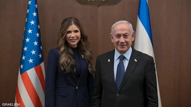 بنيامين نتنياهو وكريستي نويم