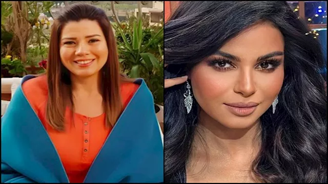 رانيا فريد شوقي ونسرين أمين تحتفلان بحصد الأهلي بط