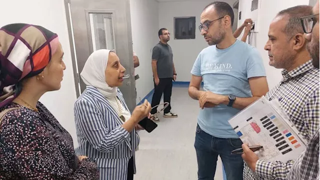 لجنة هندسية تتفقد مستشفى التل الكبير المركزي الجدي
