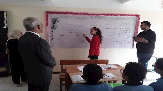 وكيل تعليم الإسماعيلية يتابع انتظام الدراسة بمدارس