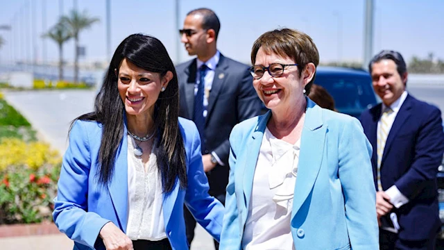  الدكتورة رانيا المشاط وأوديل رينو باسو