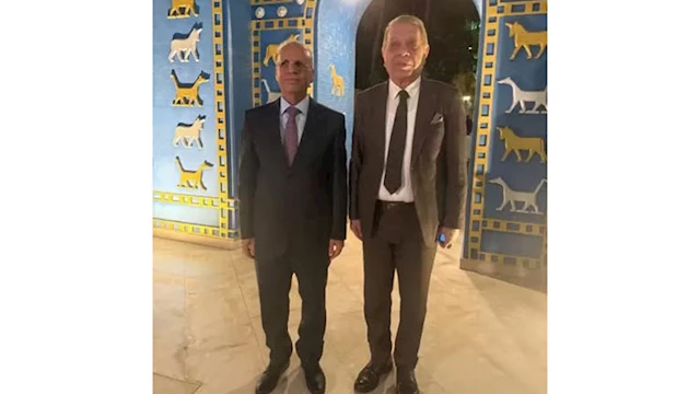 أسامة شرشر يلتقى قحطان خلف سفير العراق