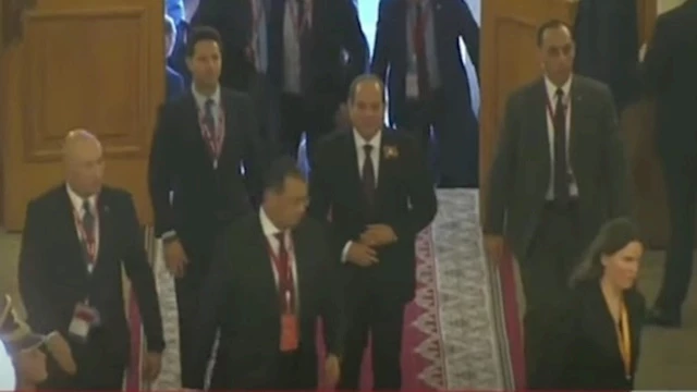 الرئيس السيسي يصل الكرملين لحضور حفل عشاء المشاركي