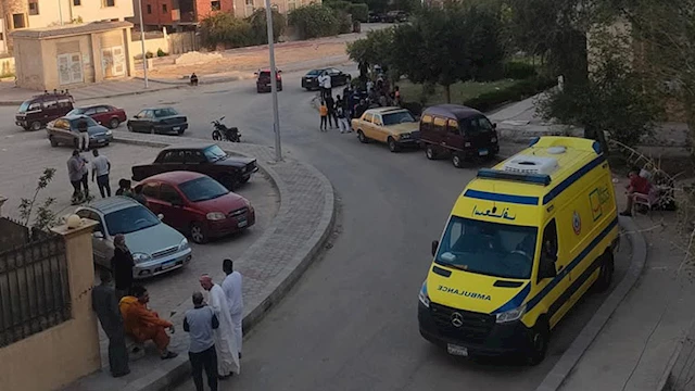 سقوط سيدة من الطابق الخامس