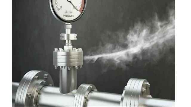 تسريب في خط غاز