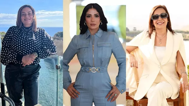 منى زكي مع كاملة أبو ذكري وشاهيناز العقاد