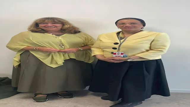  وزيرة البيئة تلتقي الأمينة التنفيذية لاتفاقية الأ