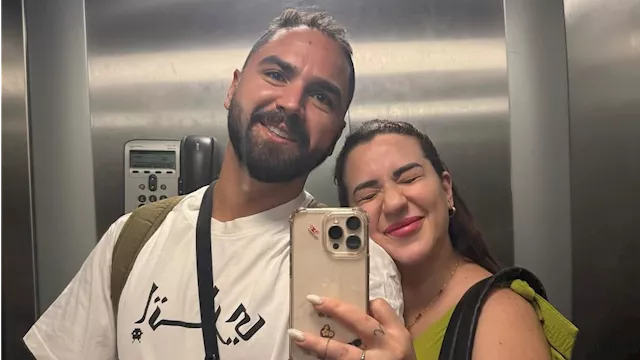 اسما شريف منير وزوجها