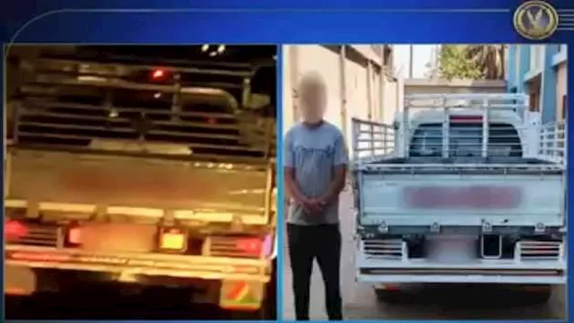 الداخلية تضبط سائق ''ربع نقل'' بالدائري