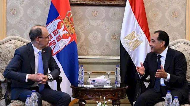 الدكتور مصطفى مدبولي ورئيس وزراء جمهورية صربيا