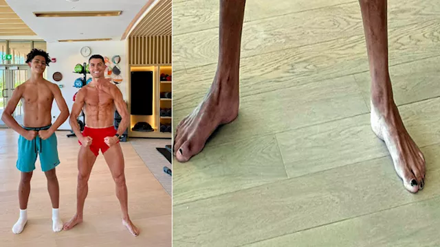 مناكير كريستيانو رونالدو الأسود