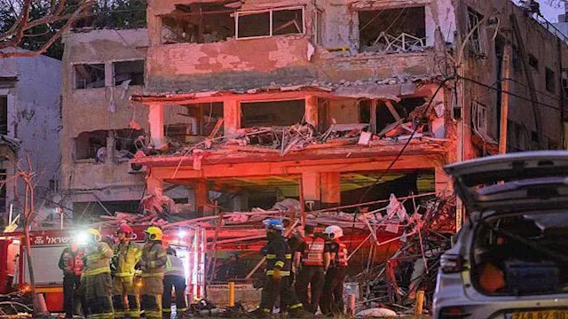 مشاهد الدمار في إسرائيل  