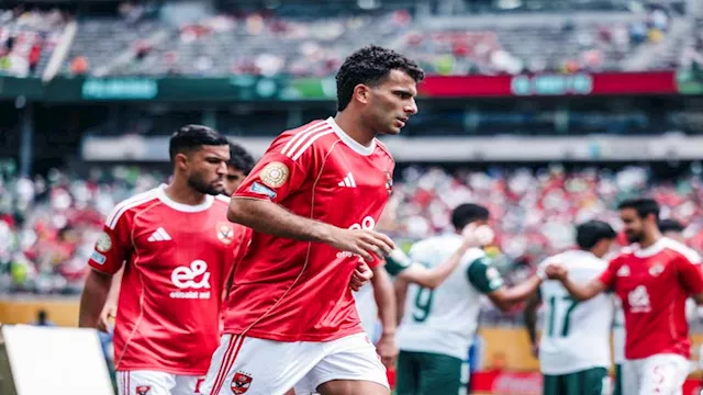 خلال مباراة  الأهلي وبالميراس ’