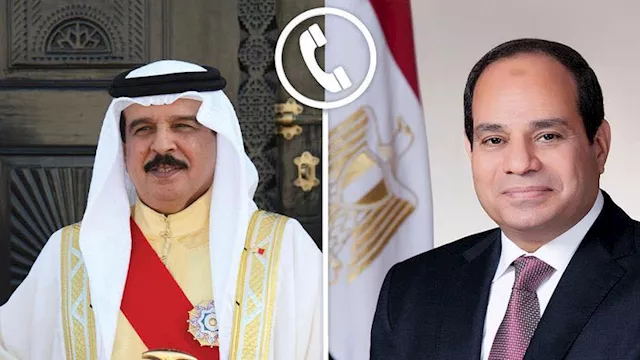 الرئيس السيسي وملك البحرين