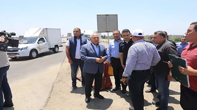 الفريق مهندس كامل الوزير يتفقد الطريق الإقليمي