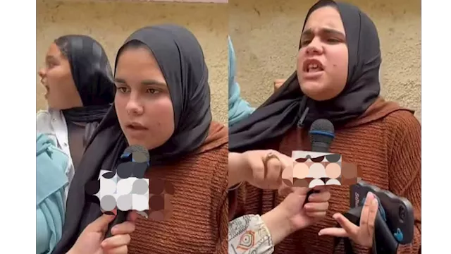 فيديو طالبة الغش