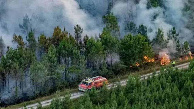 حرائق الغابات فى جنوب أوروبا