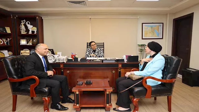 المستشارة أمل عمار تستقبل الرئيس التنفيذي لشركة أر