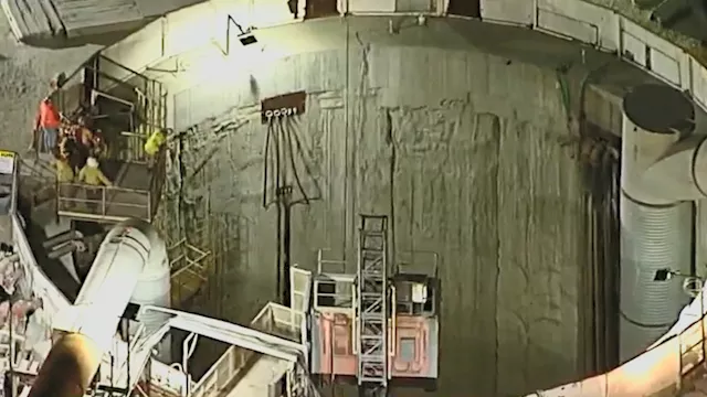 انهيار نفق صناعي في لوس أنجلوس