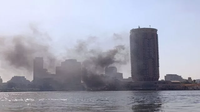 حريق بفندق سوفيتل الجزيرة