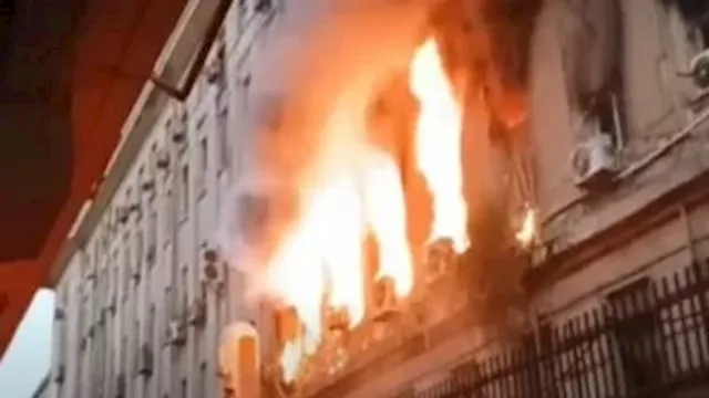 حريق سنترال رمسيس  أرشيفية