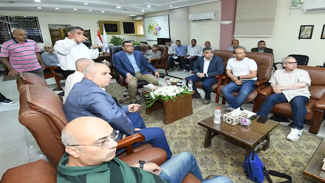 جانب من اجتماع وزير الاسكان المهندس شريف الشربيني 