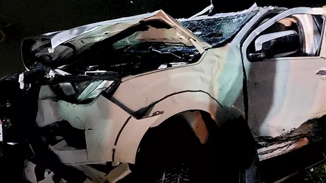 انقلاب سيارة نصف نقل - أرشيفية 