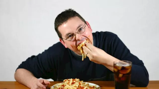 تناولت الطعام بسرعة