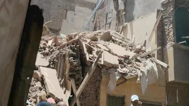 انهيار منزل بالساحل