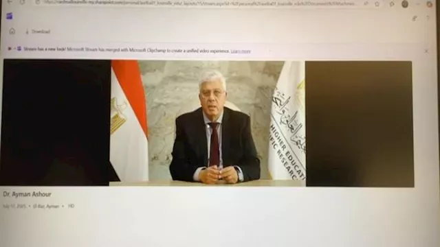 الدكتور أيمن عاشور وزير التعليم العالي