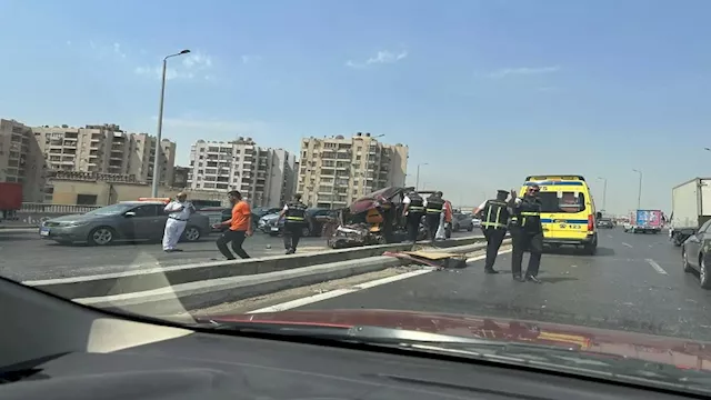 حادث تصادم سيارتين