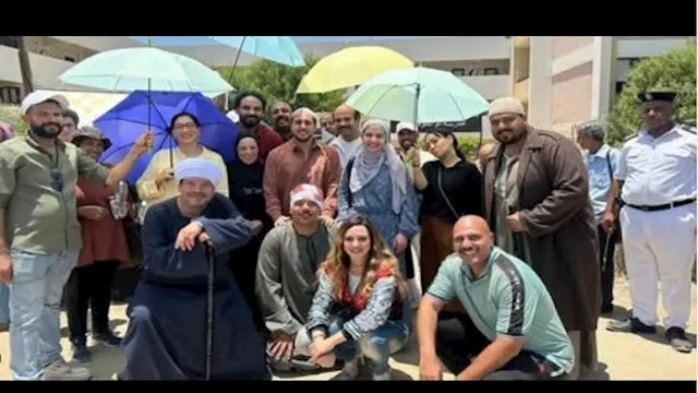 هشام ماجد في كواليس فيلم برشامة