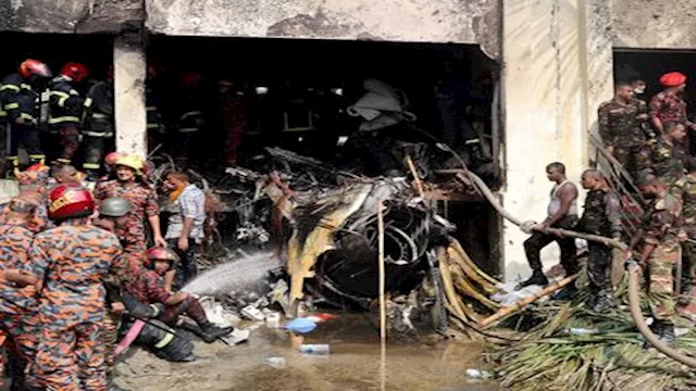 تحطم طائرة تدريب عسكرية في بنجلاديش   أرشيفية