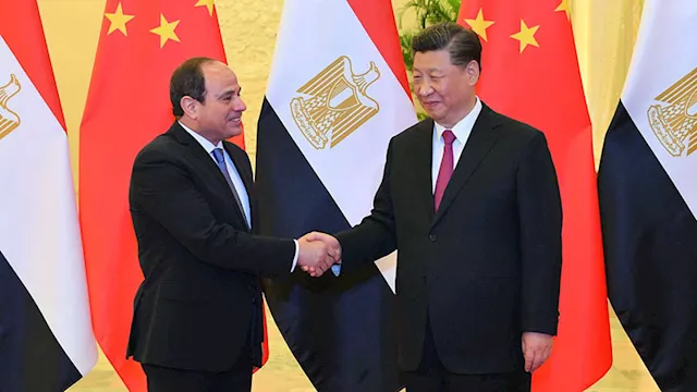 الرئيس السيسي ونظيره الصيني