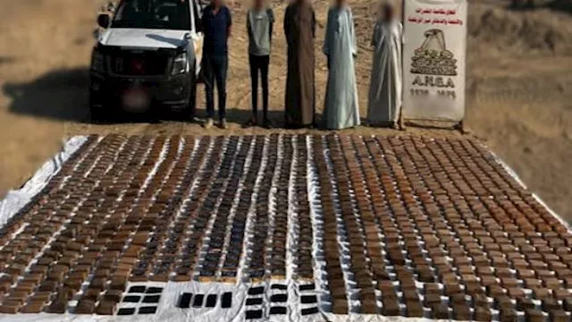 التشكيل العصابي والمضبوطات