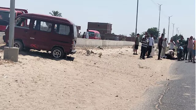 حادث تصادم على الطريق الزراعي بالإسماعيلية