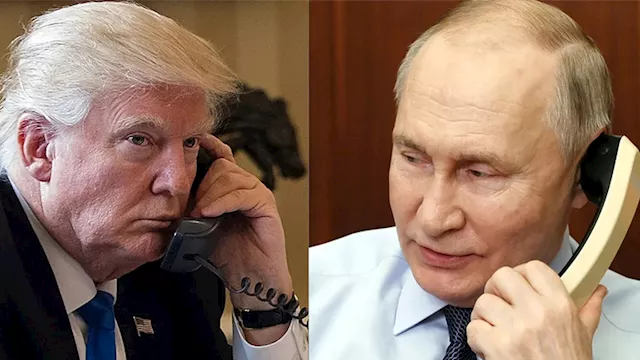 المكالمة الهاتفية بين بوتين وترامب 
