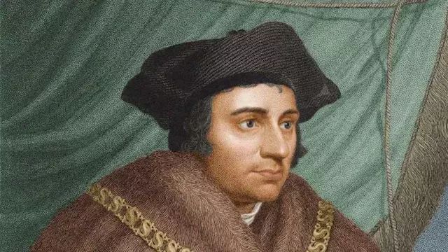 السير توماس مور مؤلف كتاب يوتوبيا تم إعدامه في عام