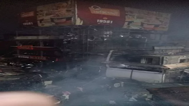 حريق شبرا الخيمة