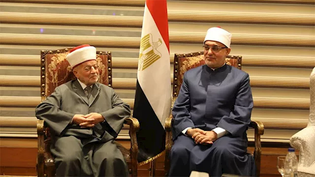 نظير عياد يستقبل مفتي القدس