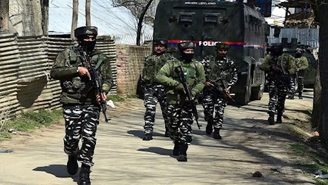 مقتل ثلاثة إرهابيين مسلحين مدعومين من الهند