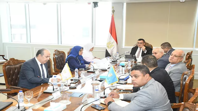 المهندس شريف الشربيني خلال الإجتماع