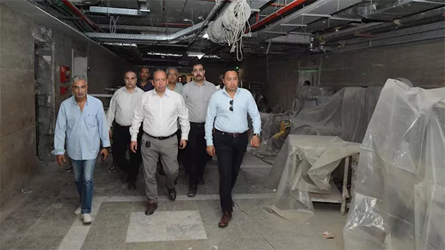 الدكتور حسام في جولة ميدانية لمستشفى ثابت ثابت للأ