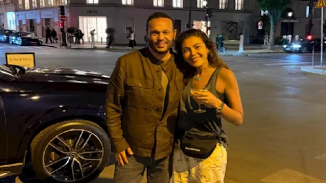 محمد حلاوة وزوجته ريهام حجاج 