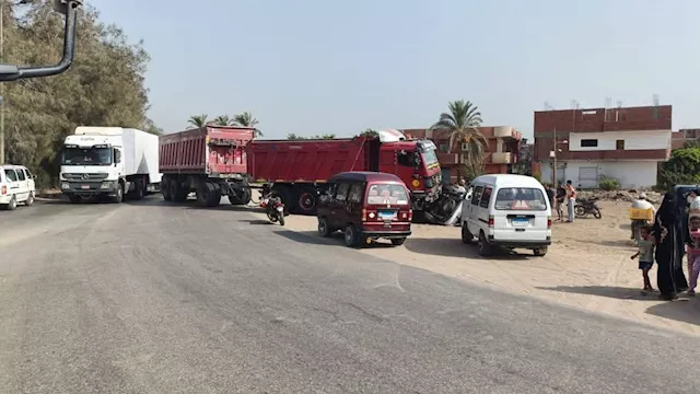 حادث تصادم سيارتين