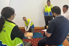 مطار القاهرة يشهد استكمال المرحلة الرابعة من التدريب على أجهزة AED