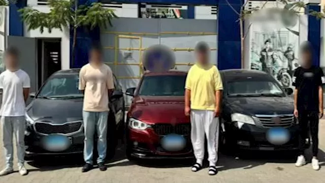 المتهمون في واقعة مطاردة طريق الواحات