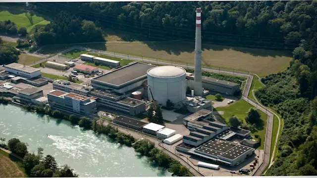 إحدى محطات الطاقة النووية في سويسرا 