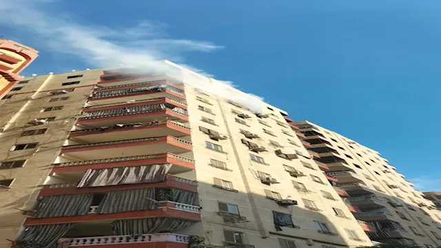 حريق بعرب المعادي