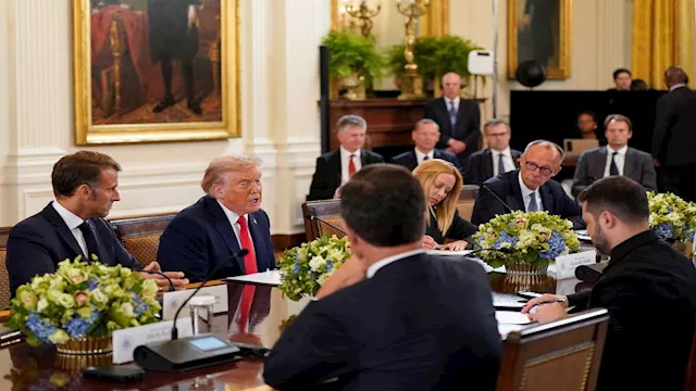 ترامب وزيلينسكي وقادة أوروبا 